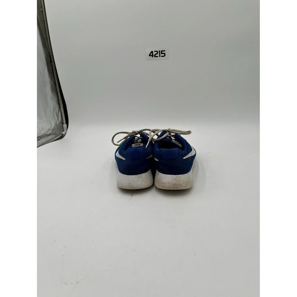 Nike Tanjun AR9864-400 Running Sneakers Big Kids US 6YW Blue White Mesh Lace Up